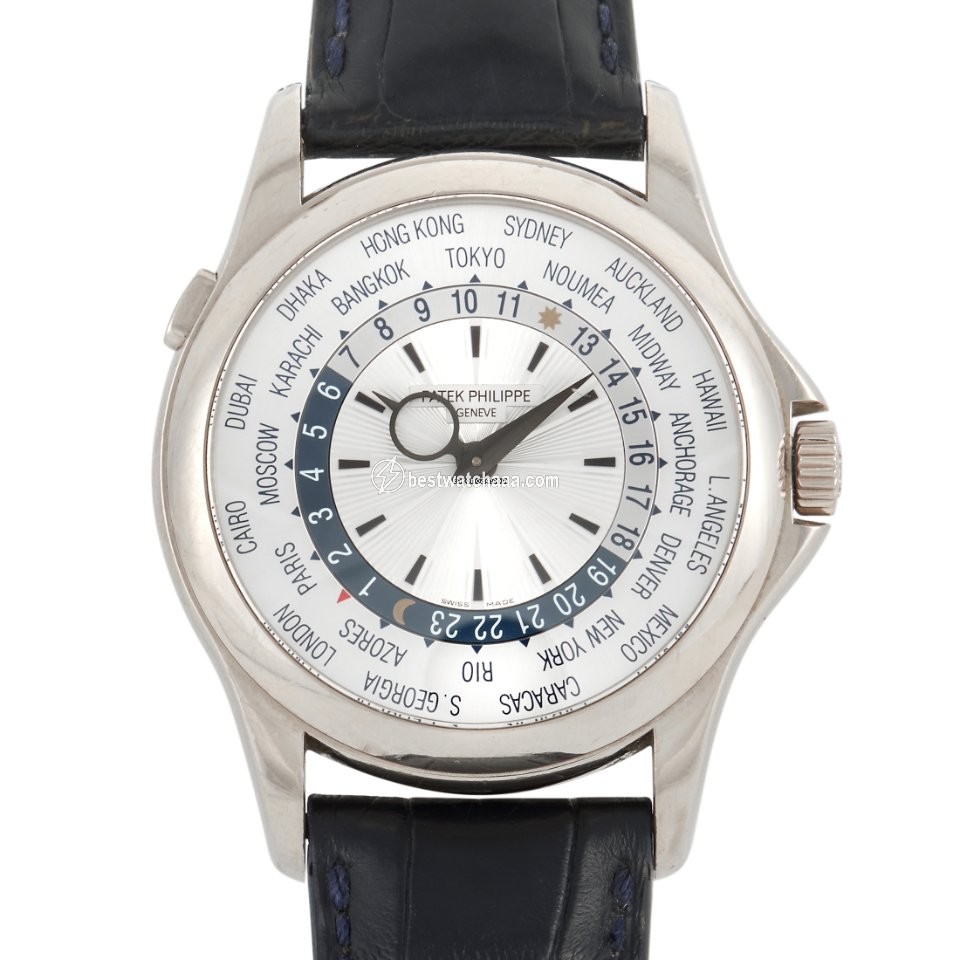 Patek Philippe World Time Mens watch Unisex Automatic White gold 5130G-001