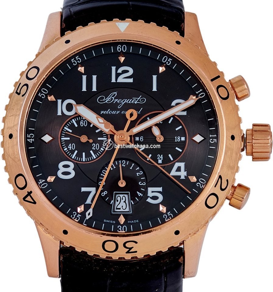 Breguet Type XX - XXI - XXII Mens watch Unisex Automatic Rose gold 3810BR 92 9ZU