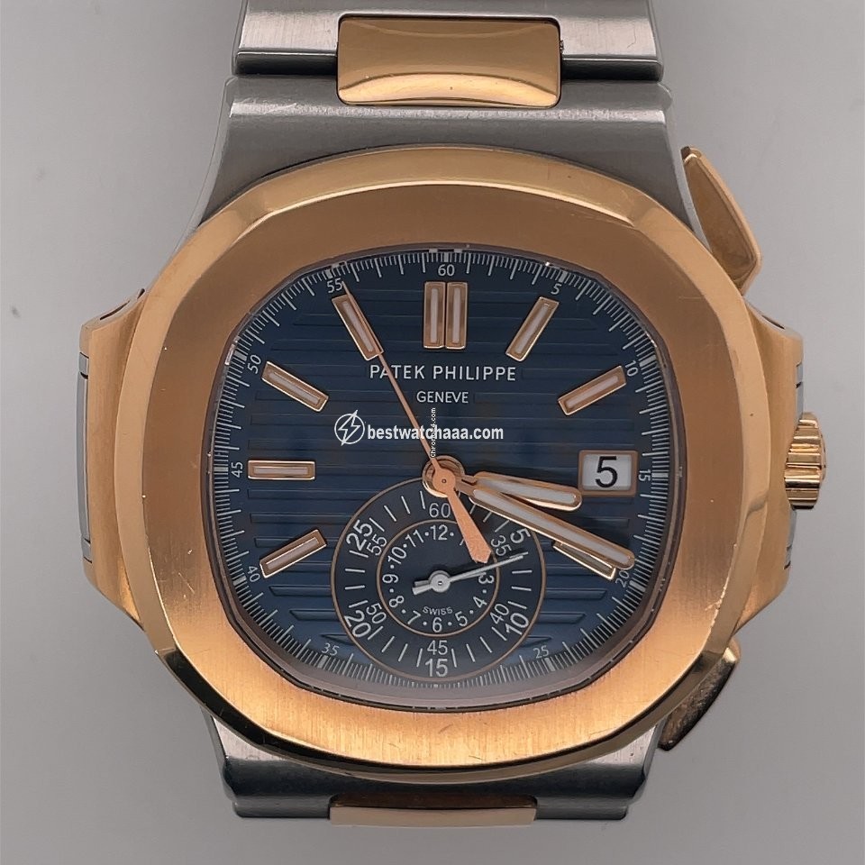Patek Philippe Nautilus Mens watch Unisex Automatic Gold Steel 5980 1AR-001