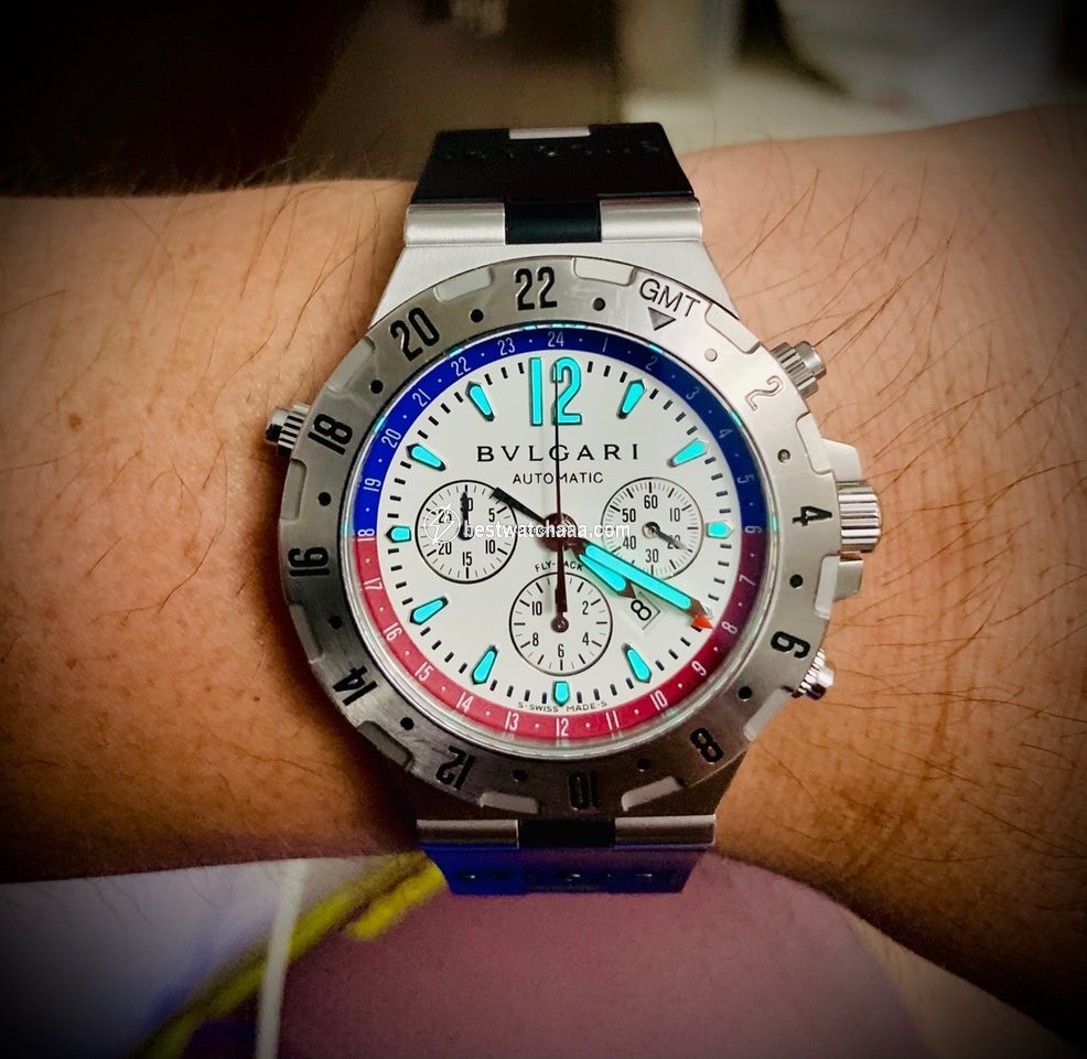 Bulgari Diagono Mens watch Unisex Automatic Steel GMT40SFB
