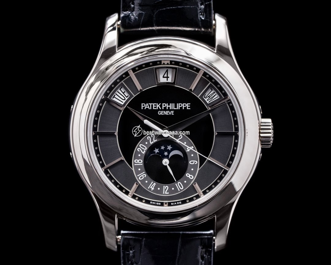 Patek Philippe Annual Calendar Mens watch Unisex Automatic White gold 5205G-010