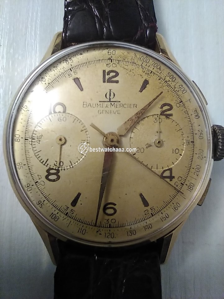 Baume & Mercier Mens watch Unisex Manual winding Yellow gold 3901