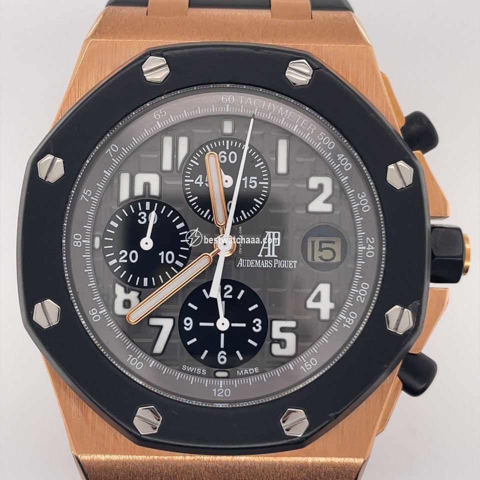 Audemars Piguet Royal Oak Offshore Chronograph Mens watch Unisex Automatic Rose gold 26178OK.OO.D002CA.01