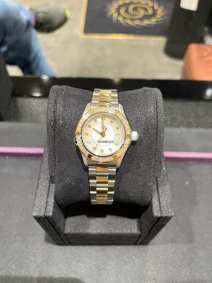 TAG Heuer Aquaracer Lady Womens watch Quartz Gold Steel WAP1452.BD0837