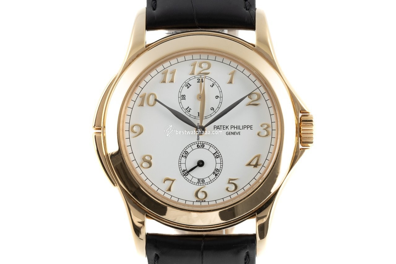 Patek Philippe Travel Time Mens watch Unisex Manual winding Yellow gold 5134
