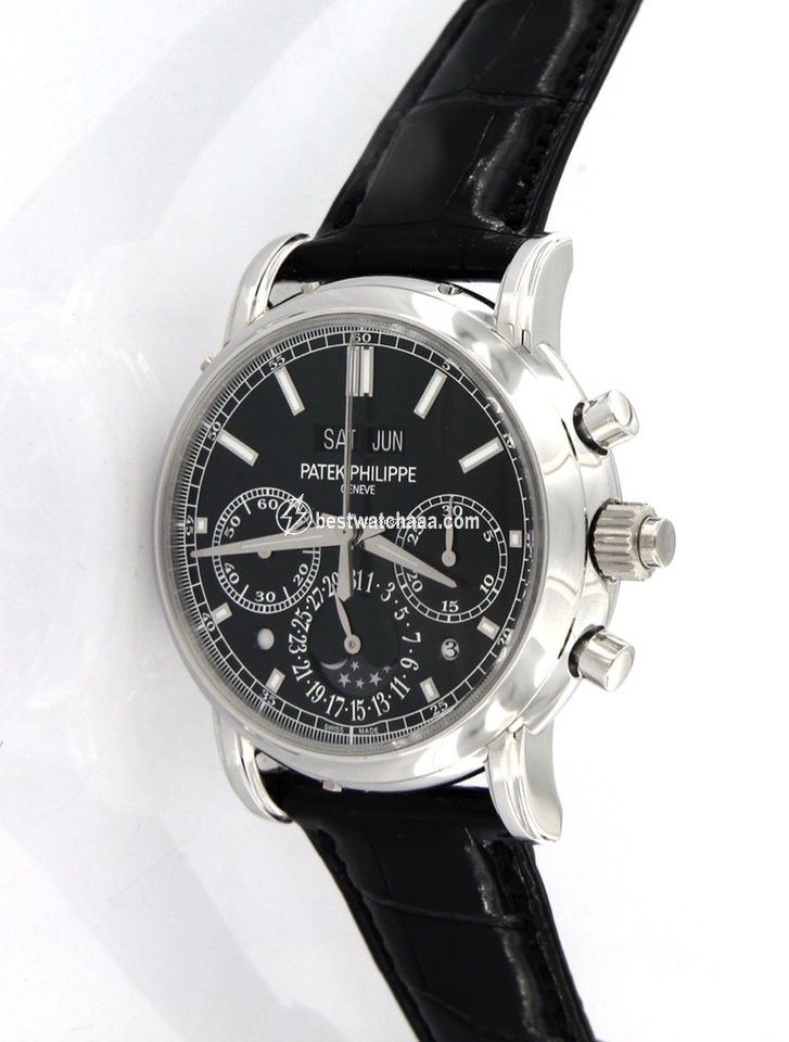 Patek Philippe Perpetual Calendar Chronograph Mens watch Unisex Manual winding Platinum 5204P-011