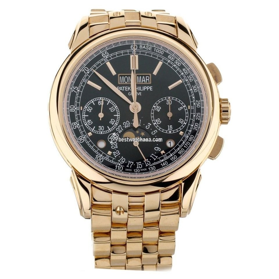 Patek Philippe Perpetual Calendar Chronograph Mens watch Unisex Manual winding Rose gold 5270 1R