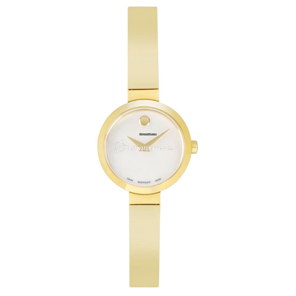 Movado Womens watch Quartz Gold Steel 607111