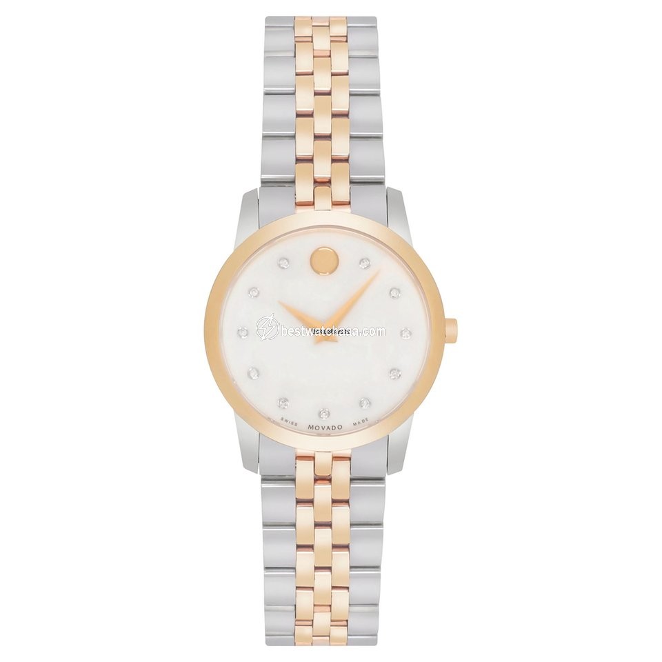 Movado Womens watch Quartz Gold Steel 607077