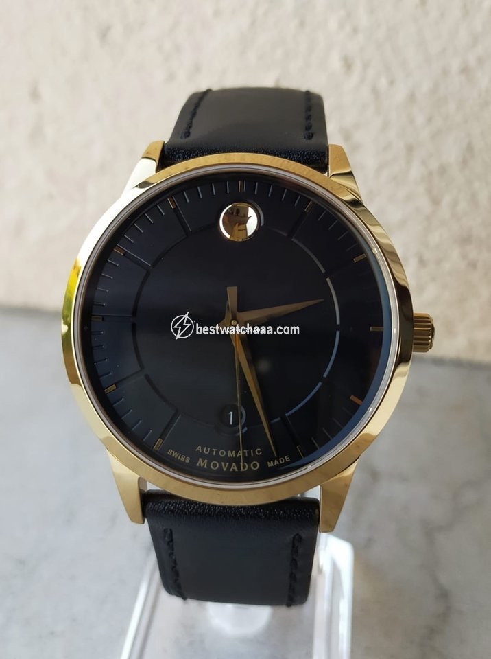 Movado Museum Mens watch Unisex Automatic Gold Steel 491361261