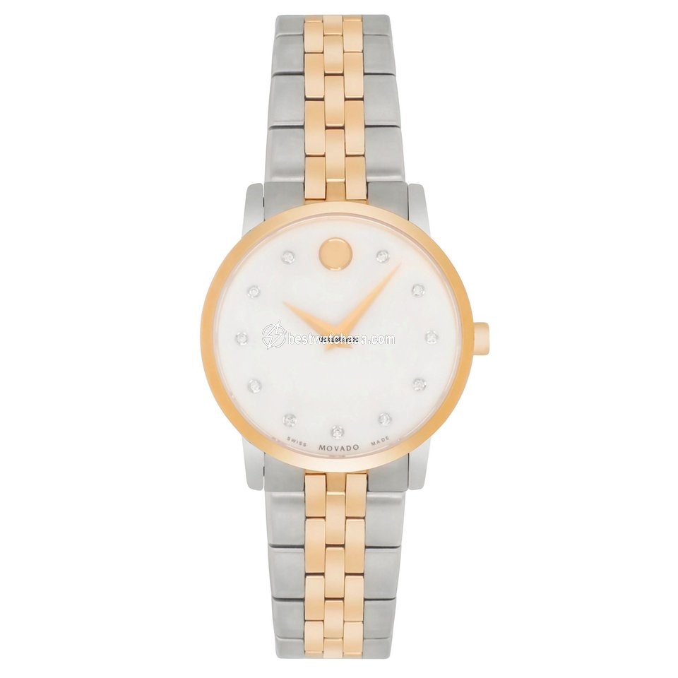 Movado Museum Womens watch Quartz Gold Steel 607209