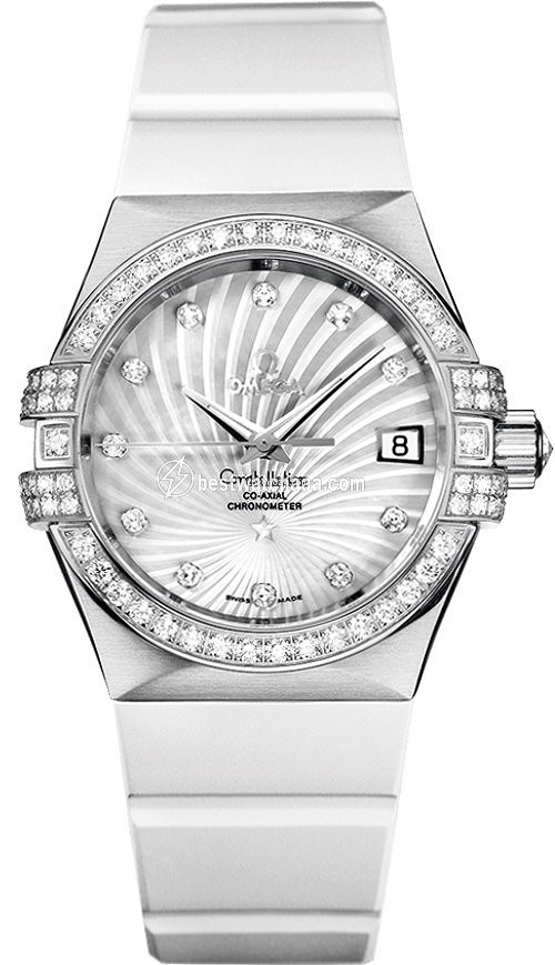 Omega Constellation Ladies Womens watch Automatic White gold 12357352055005