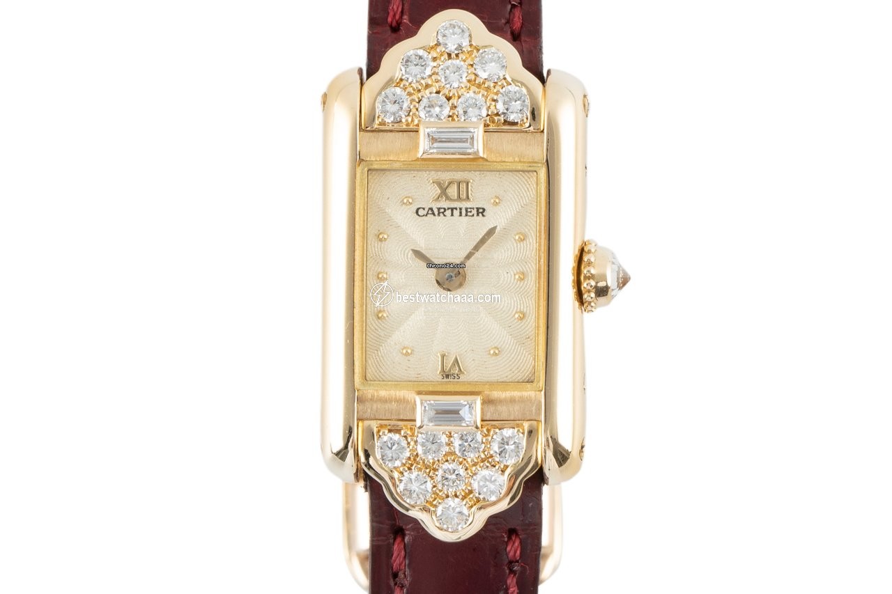 Cartier Tank Womens watch Quartz Yellow gold 1361