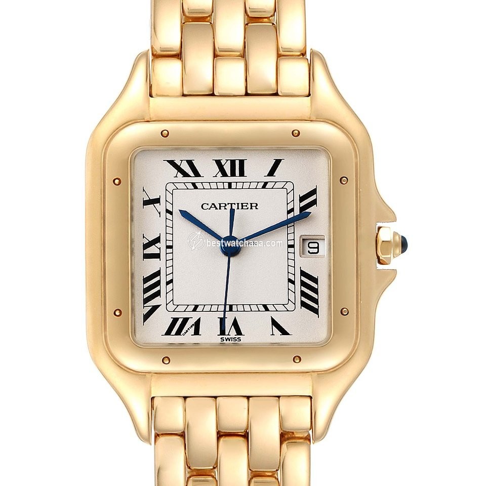Cartier Panthere Mens watch Unisex Quartz Yellow gold W25014B9