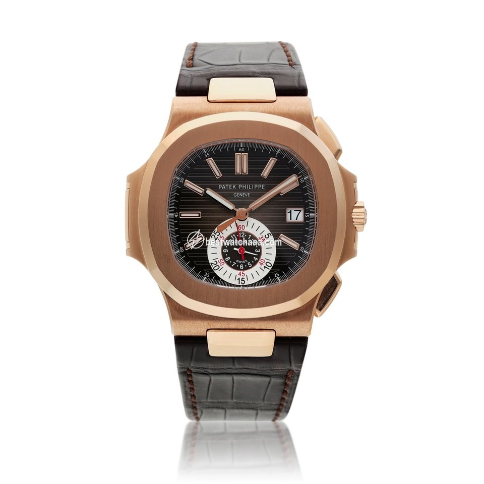 Patek Philippe Nautilus Mens watch Unisex Automatic Rose gold 5980R
