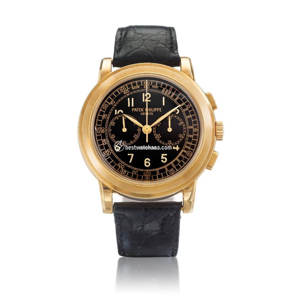 Patek Philippe Chronograph Mens watch Unisex Manual winding Yellow gold 5070