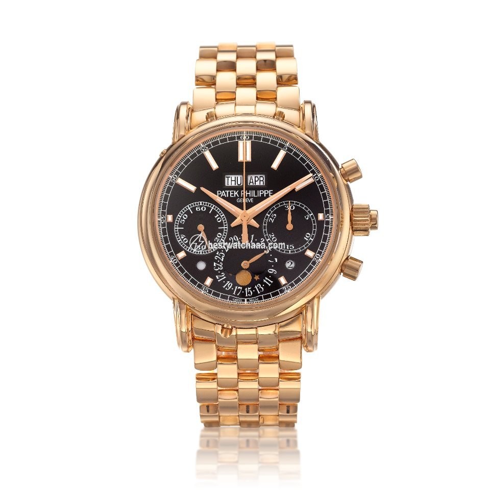 Patek Philippe Perpetual Calendar Chronograph Mens watch Unisex Rose gold 5204 1R