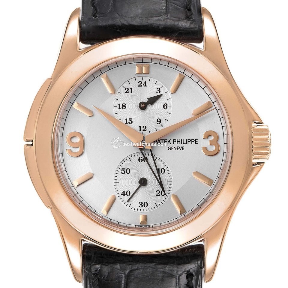 Patek Philippe Travel Time Mens watch Unisex Manual winding Rose gold 5134R