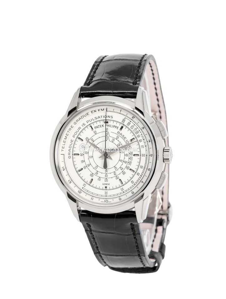 Patek Philippe Chronograph Mens watch Unisex Automatic White gold 5975G-001