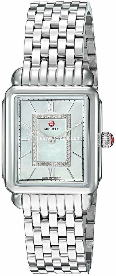 Michele Deco Quartz Steel MWW06I000026