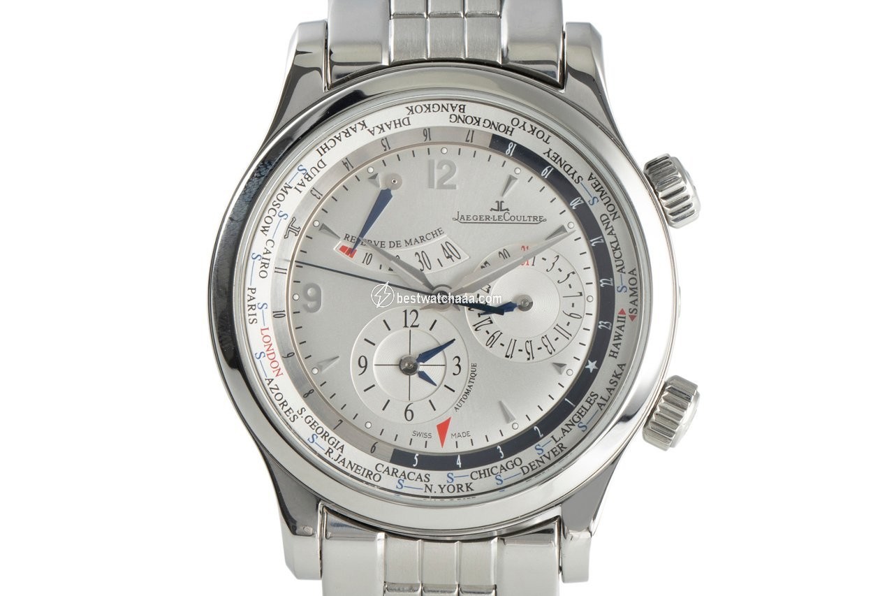 Jaeger-LeCoultre Master World Geographic Mens watch Unisex Automatic Steel 146.8.32.S