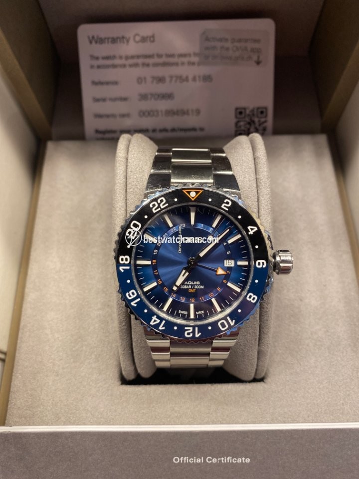 Oris Aquis Mens watch Unisex Automatic Steel 01 798 7754 4185