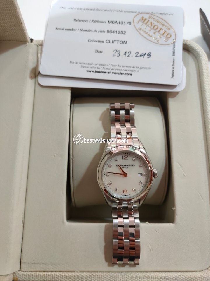 Baume & Mercier Clifton Womens watch Quartz Steel M0A10176