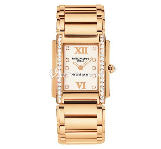 Patek Philippe Twenty~4 Womens watch Quartz Rose gold 4910 11R-011