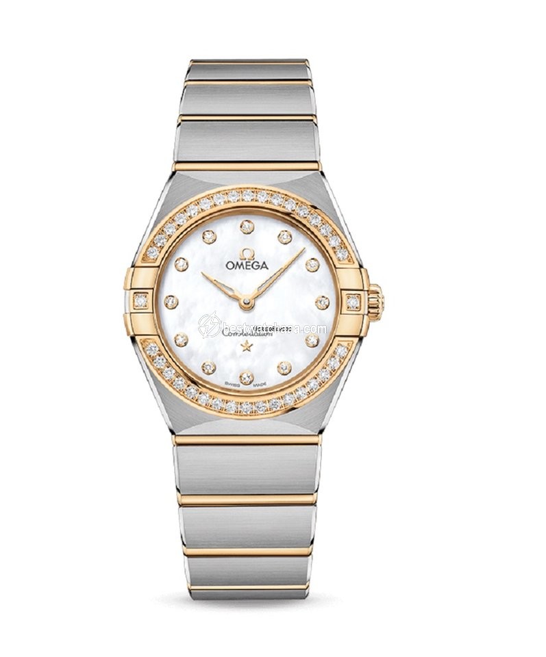 Omega Constellation Quartz Womens watch Quartz Gold Steel 131.25.28.60.55.002
