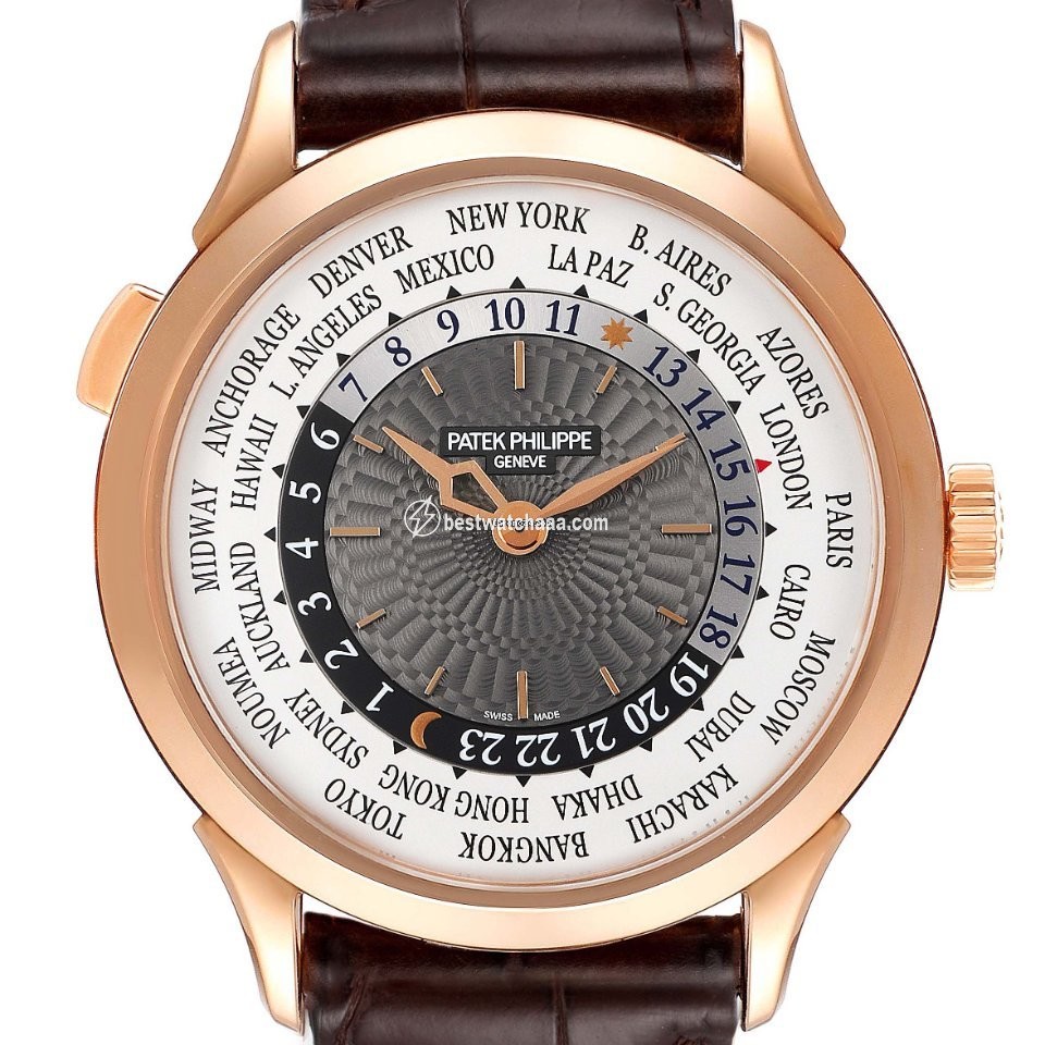 Patek Philippe World Time Mens watch Unisex Automatic Rose gold 5230R