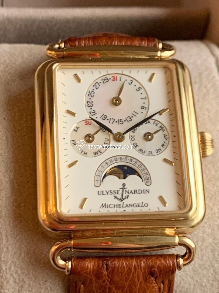 Ulysse Nardin Michelangelo Mens watch Unisex Automatic Yellow gold 161.42