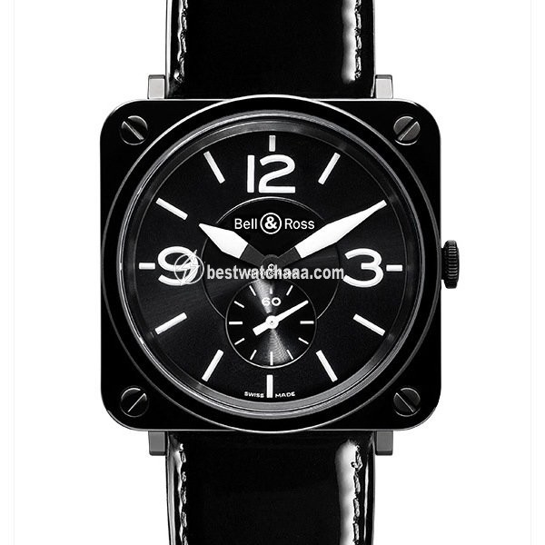 Bell & Ross BR S Mens watch Unisex Quartz Ceramic BRS-BL-CERAMIC SCE