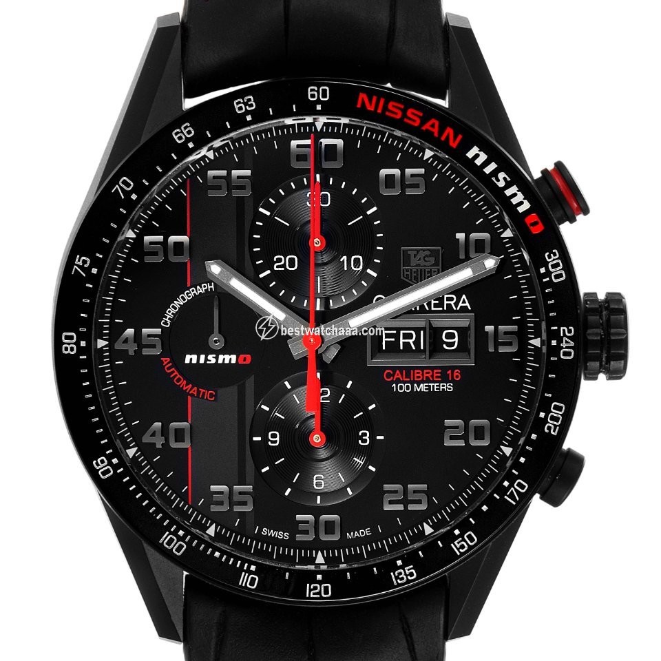 TAG Heuer Carrera Calibre 16 Mens watch Unisex Automatic Titanium CV2A82.FC6237