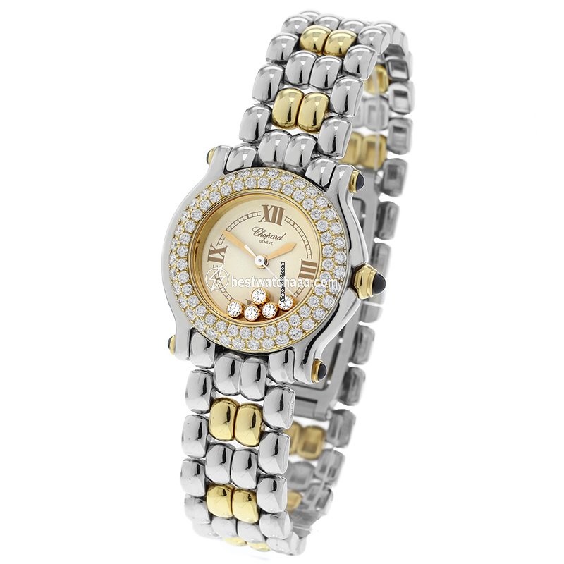 Chopard Happy Sport Womens watch Gold Steel 27 8274-23