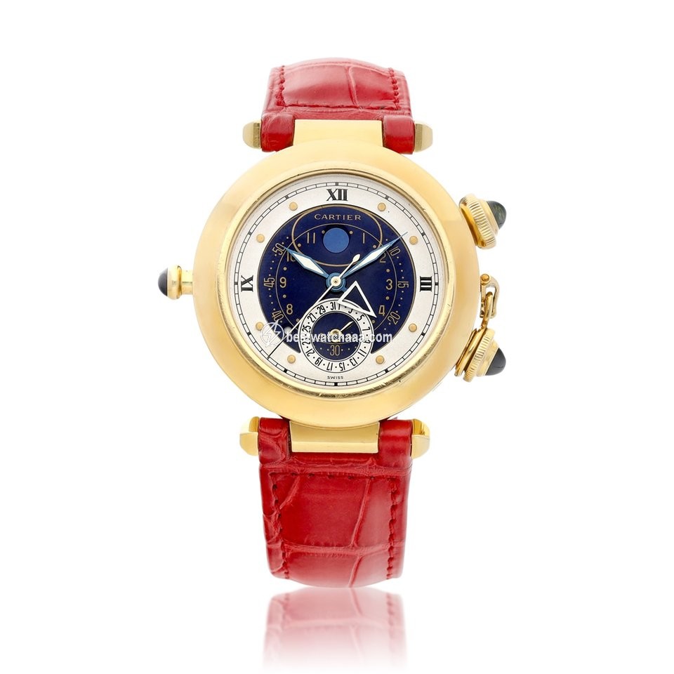 Cartier Pasha Mens watch Unisex Quartz Yellow gold 3011