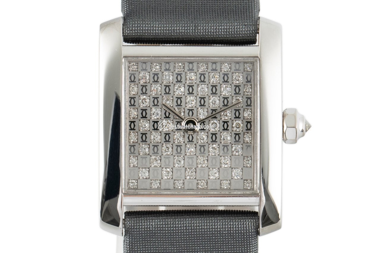 Cartier Tank Francaise Womens watch Quartz White gold 2517