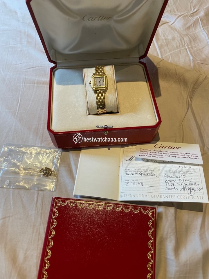 Cartier Panthere Womens watch Quartz Yellow gold 1070