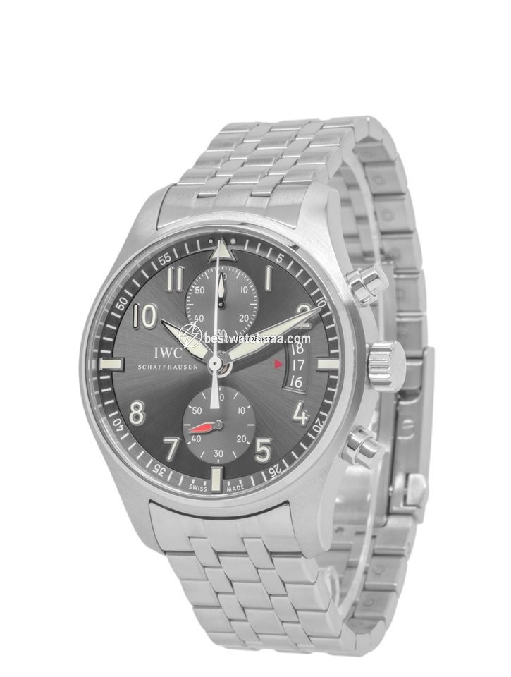 IWC Pilot Spitfire Chronograph Mens watch Unisex Automatic Steel IW387804