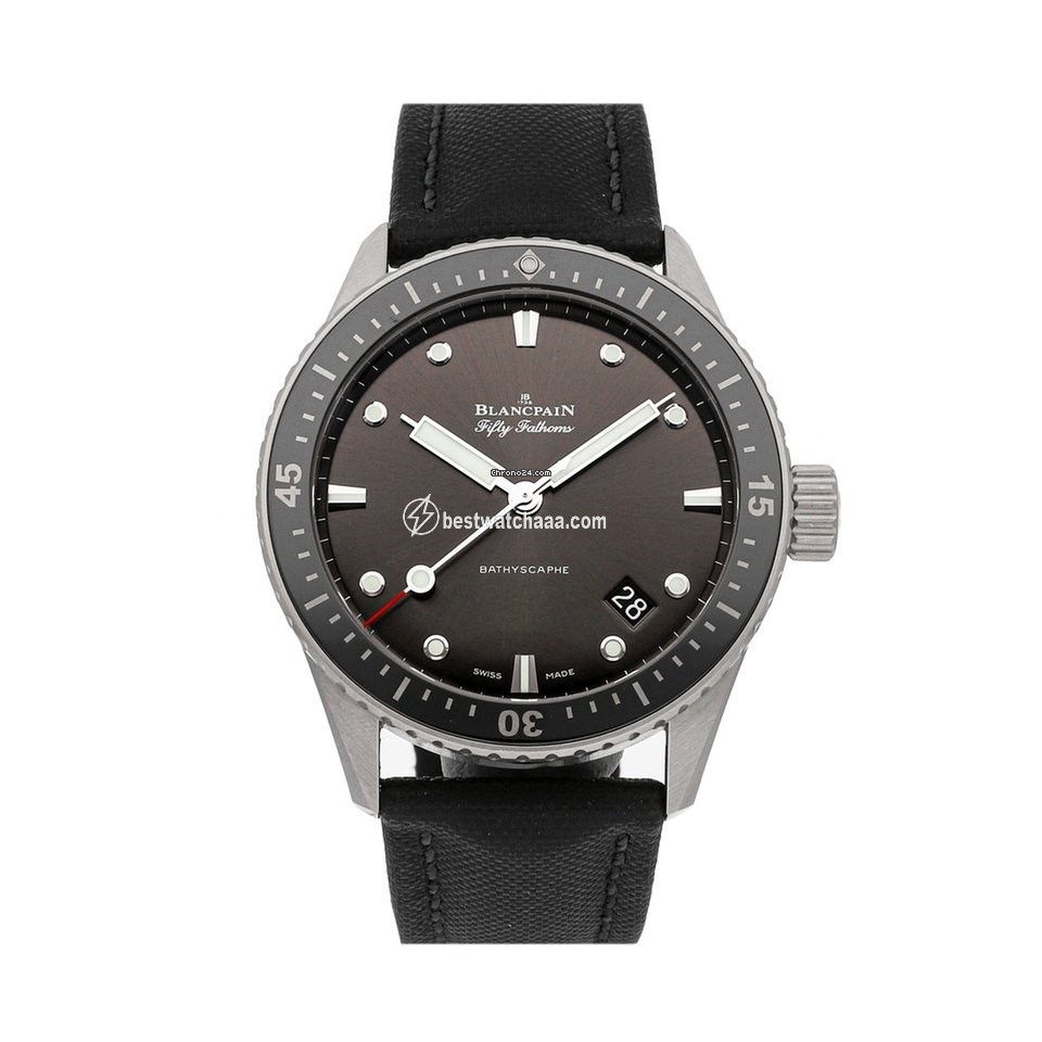 Blancpain Fifty Fathoms Bathyscaphe Mens watch Unisex Automatic Steel 5000-1110-B52A