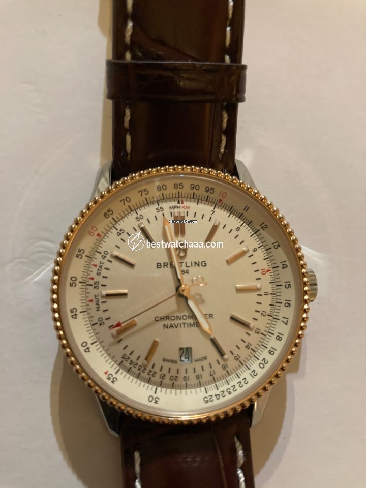 Breitling Navitimer Mens watch Unisex Automatic Gold Steel U17326211G1P1