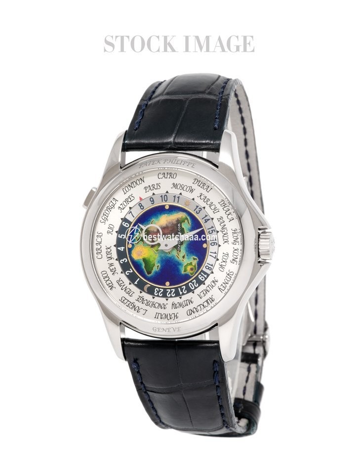 Patek Philippe World Time Mens watch Unisex Automatic White gold 5131G-010
