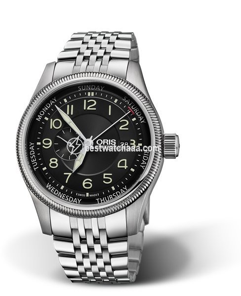 Oris Big Crown Small Second Pointer Day Mens watch Unisex Automatic Steel 01 745 7688 4034-07 8 22 30