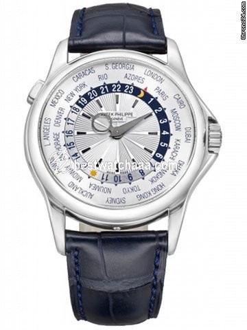 Patek Philippe World Time Mens watch Unisex Automatic White gold 5130G-019