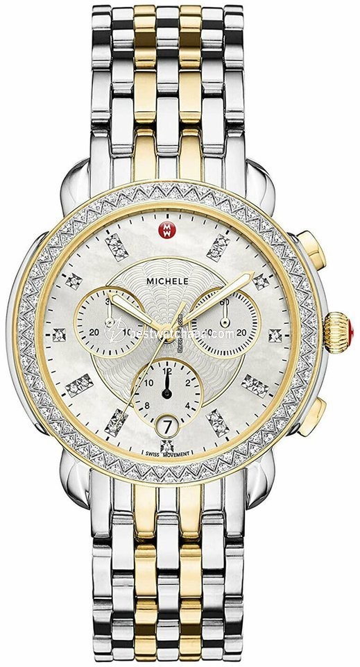 Michele Quartz Gold Steel MWW30A000005