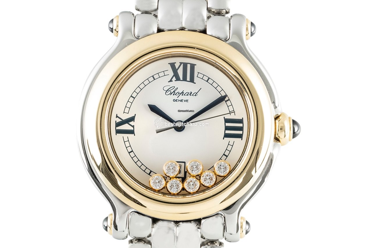 Chopard Happy Sport Womens watch Quartz Gold Steel 27 8249-23