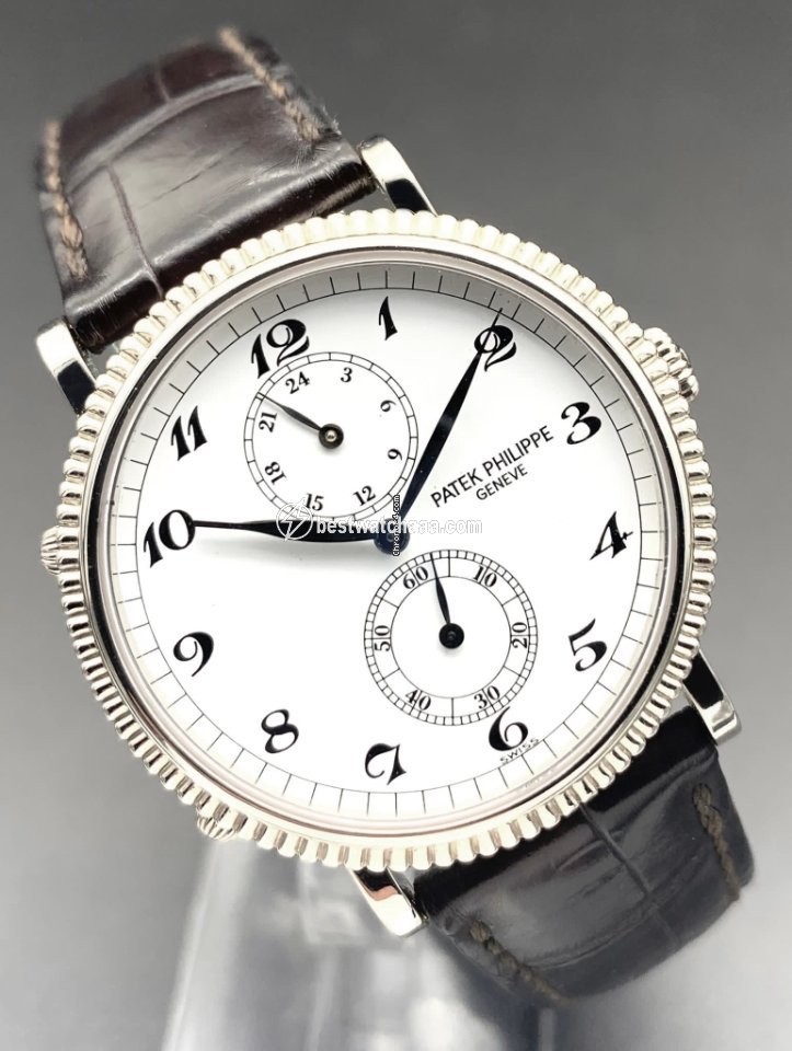 Patek Philippe Travel Time Mens watch Unisex Manual winding White gold 5034G