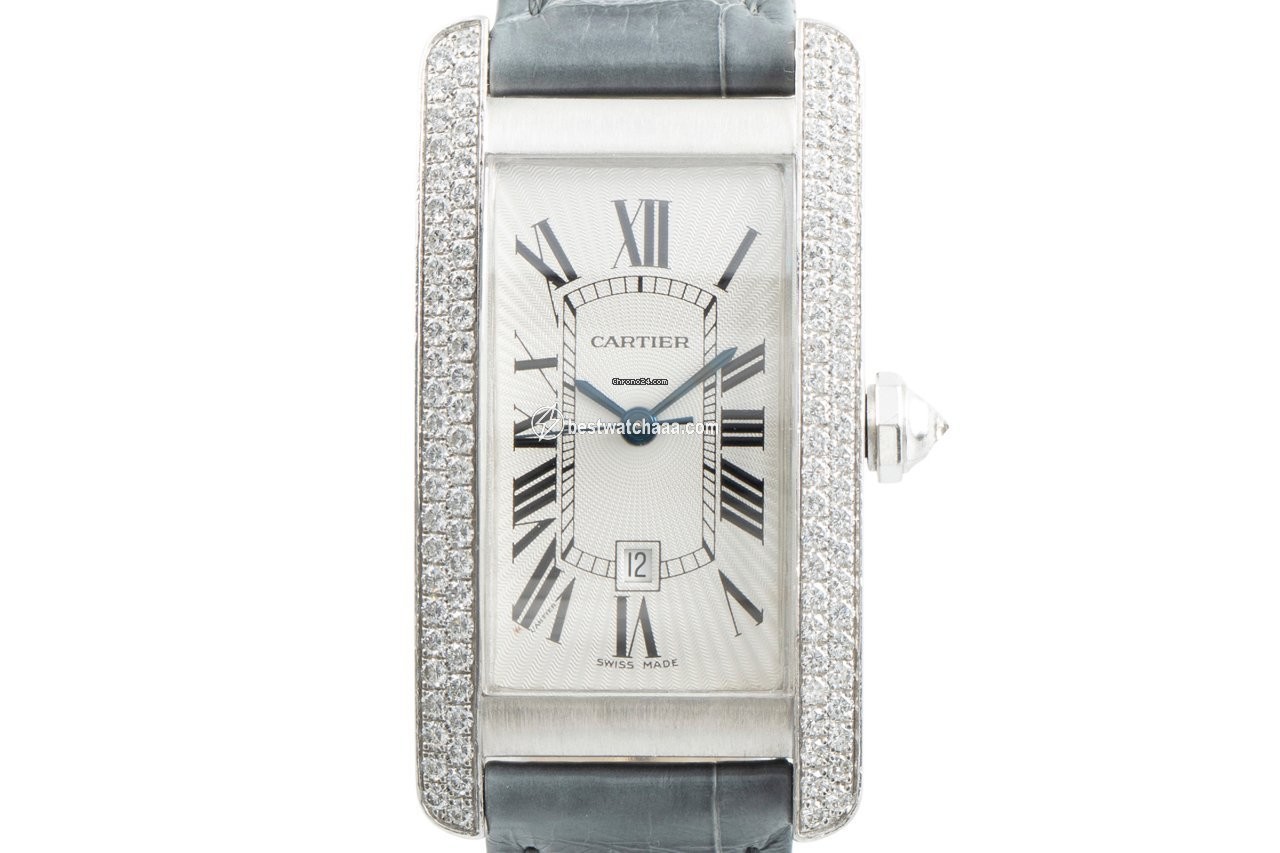 Cartier Tank Americaine Womens watch Automatic White gold 2490
