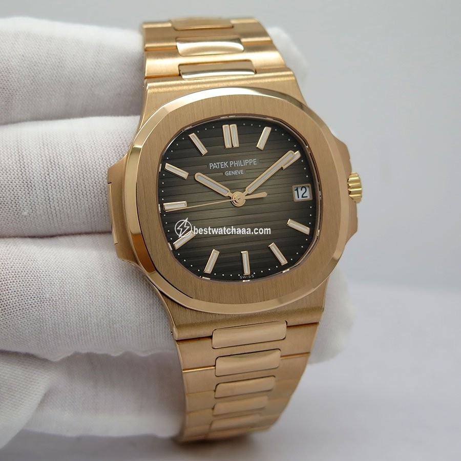 Patek Philippe Nautilus Mens watch Unisex Automatic Rose gold 5711 1R