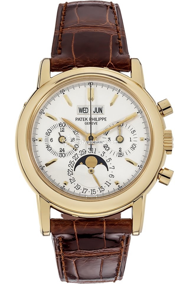 Patek Philippe Perpetual Calendar Chronograph Mens watch Unisex Manual winding Yellow gold 3970EJ-014