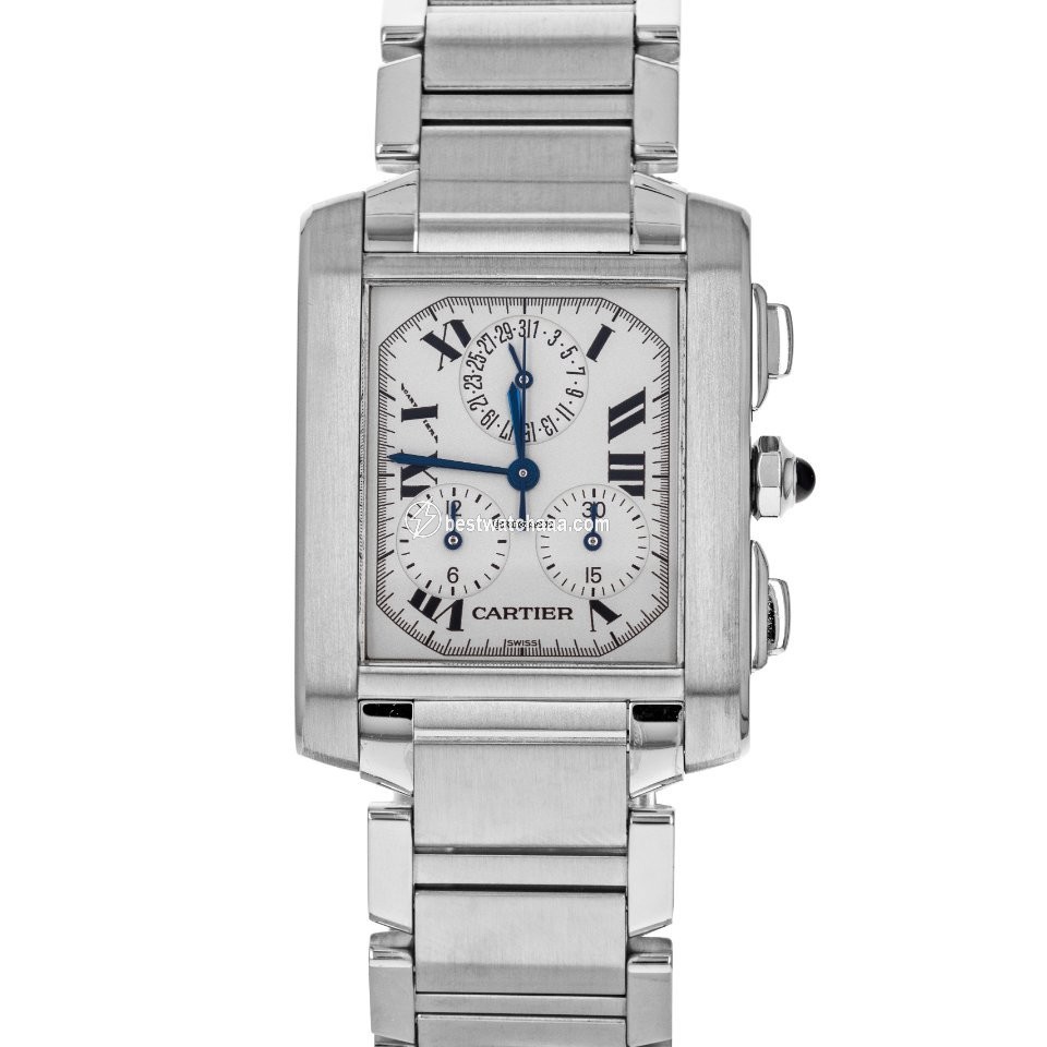 Cartier Tank Francaise Mens watch Unisex Quartz Steel W51001Q3  2303